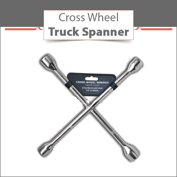 Custom Sized Standard Quality Cross Wheel Truck Spanner Automotive Tools Leading Manufacturer Exporter 1 Years