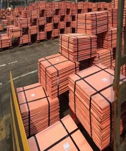 high quality 99.99% pure copper cathode for building industry