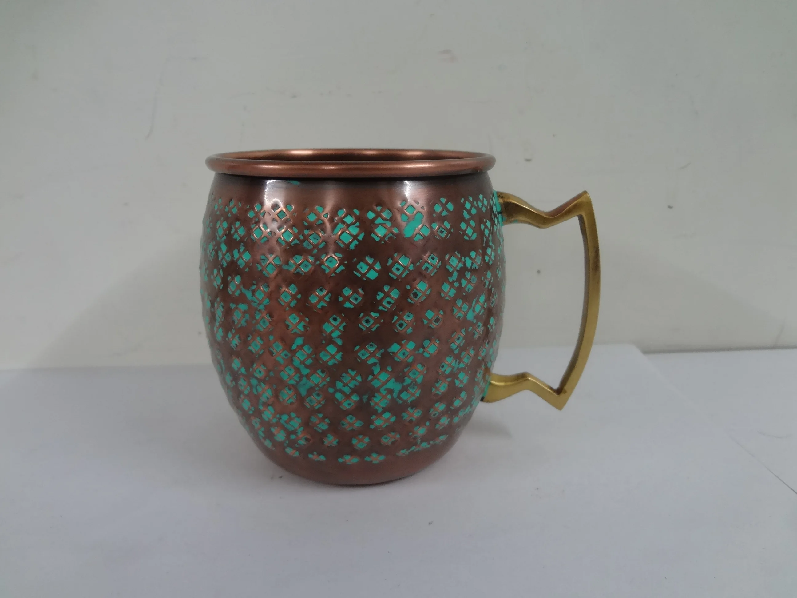 Copper Vodka and Beer Mug With Brass Handle Handmade Hammered Copper Manufacturer Moscow Mule Copper Mug