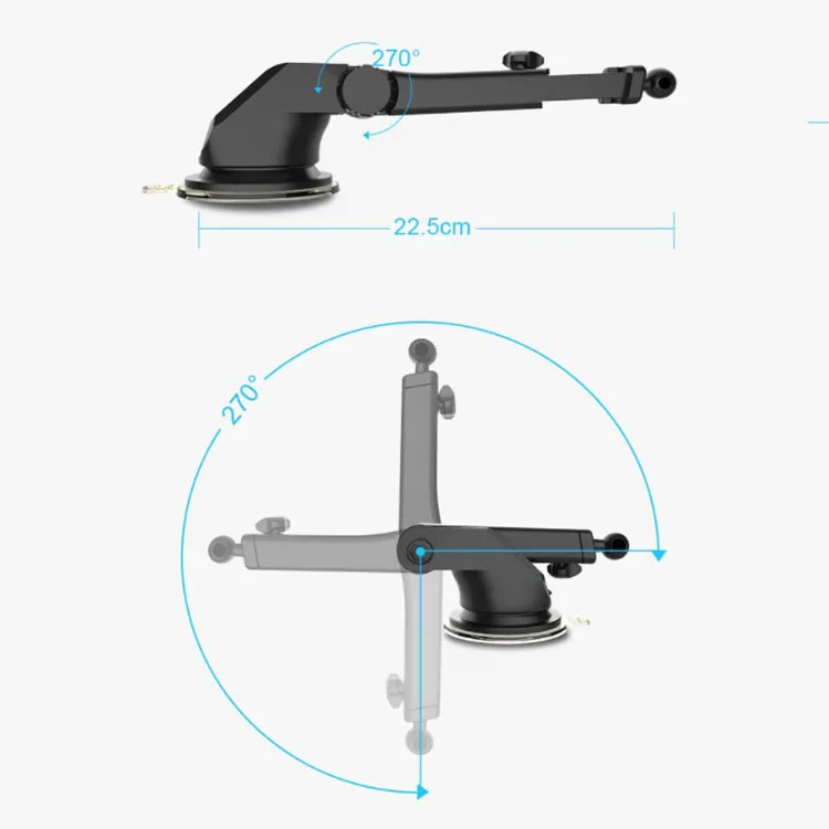 Good quality Wireless Car Charger Bracket base holder 17mm ball diameter SUCTION CUP drop shipping electronics
