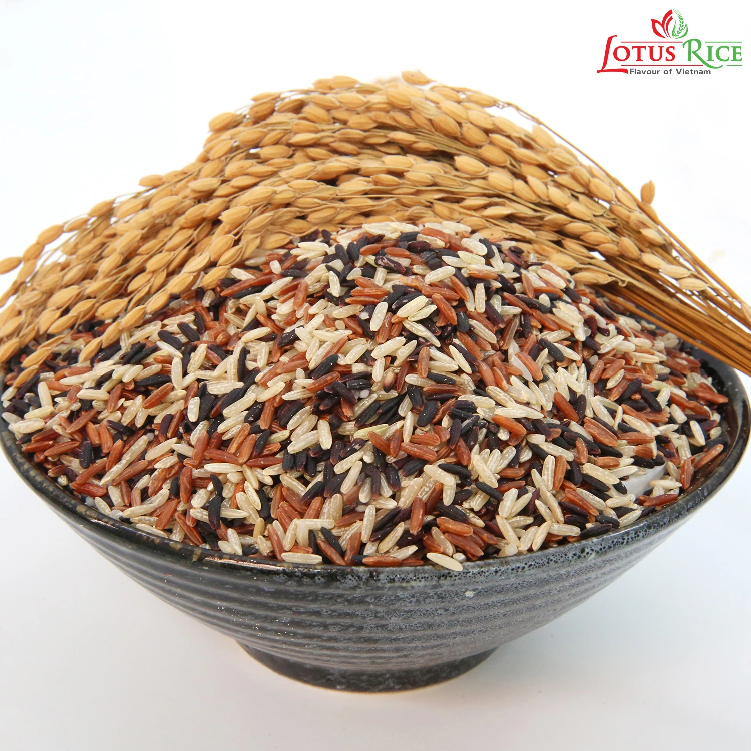 Вьетнамский высококачественный питательный натуральный рис свежий смешанный (черный + красный коричневый) здоровый