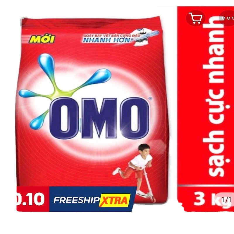 High Quality Natural Fragrance Ultra Fast Clean & Anti Bacteria Washing Powder Laundry Detergent in 3kg Bags