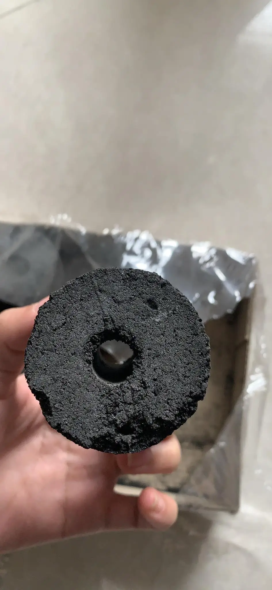 100% натуральный уголь лучшего качества активированный компрессионный с размером 50x55 мм