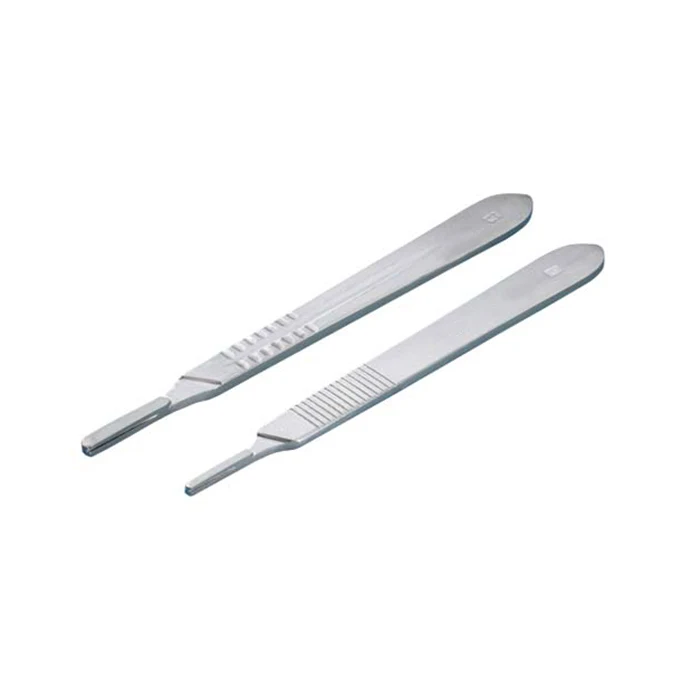 BP Handle #4 / Scalpel Handle + 10 Sterile Blade # 22 Stainless Steel Custom Size Balde Holders