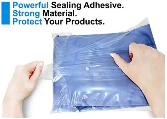 PE Plastic Apparel Garment Packing Bag Transparent for Clothes Vietnam Products Screen Printing Shopping LDPE Side Gusset Bag