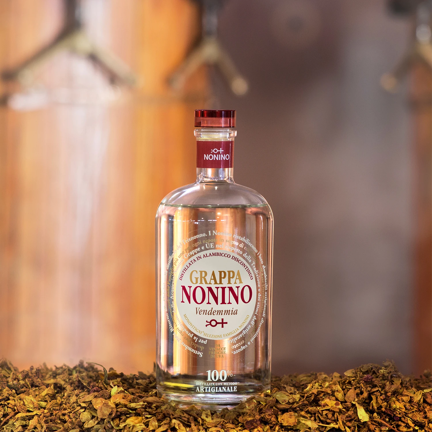 Итальянская Белая белая высококачественная OEM Grappa Nonino Vendemmia Bianca 500