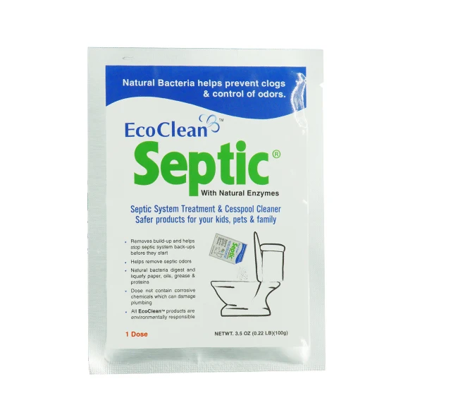 EcoClean Septic - 1 Year supply - Septic Tank Treatment With Natural Enzymes in Low Price