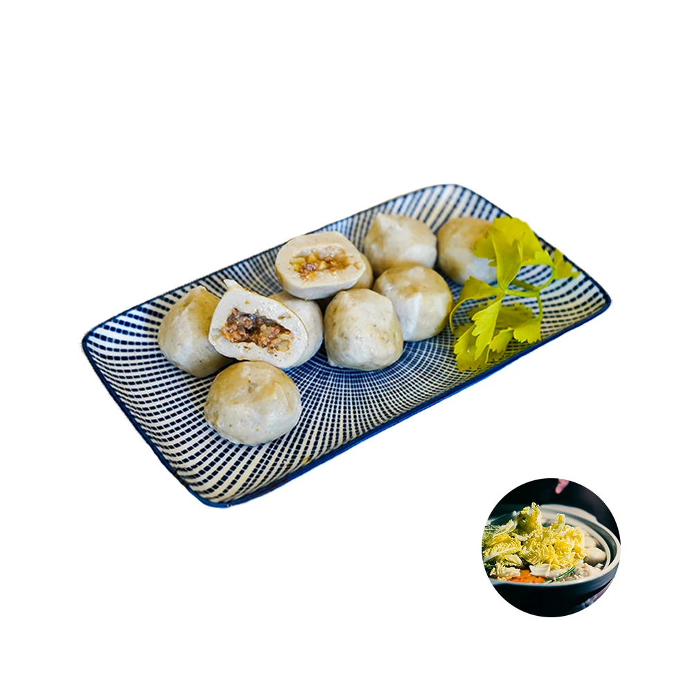 taiwan seafood products bamboo shoots pork fish ball for shabu shabu
