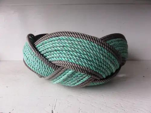 Плетеная корзина для хранения фруктов и овощей ручной работы из нейлона хлопка дома офиса