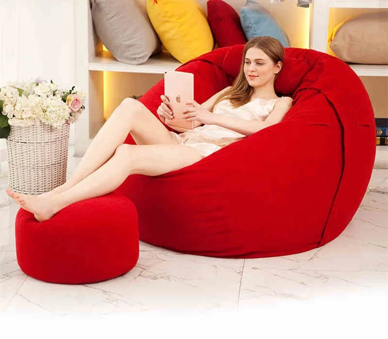 Sofa Sack - Plush Ultra Soft Bean Bag Chair - Memory Foam Bean Bag Chair with Microsuede Cover - Stuffed Foam Filled Furniture