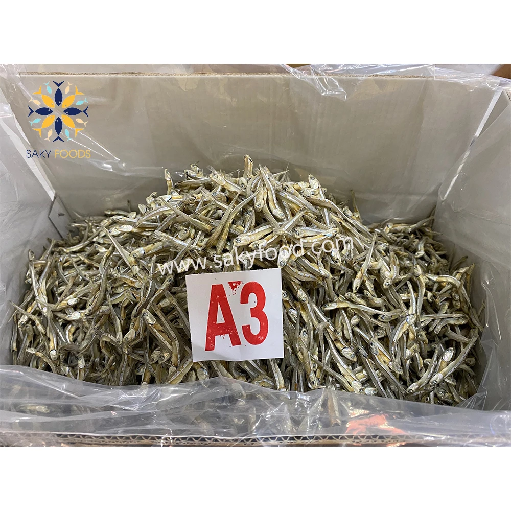 Wholesale Natural Dried Anchovy boiled on boat Peel 3-6cm