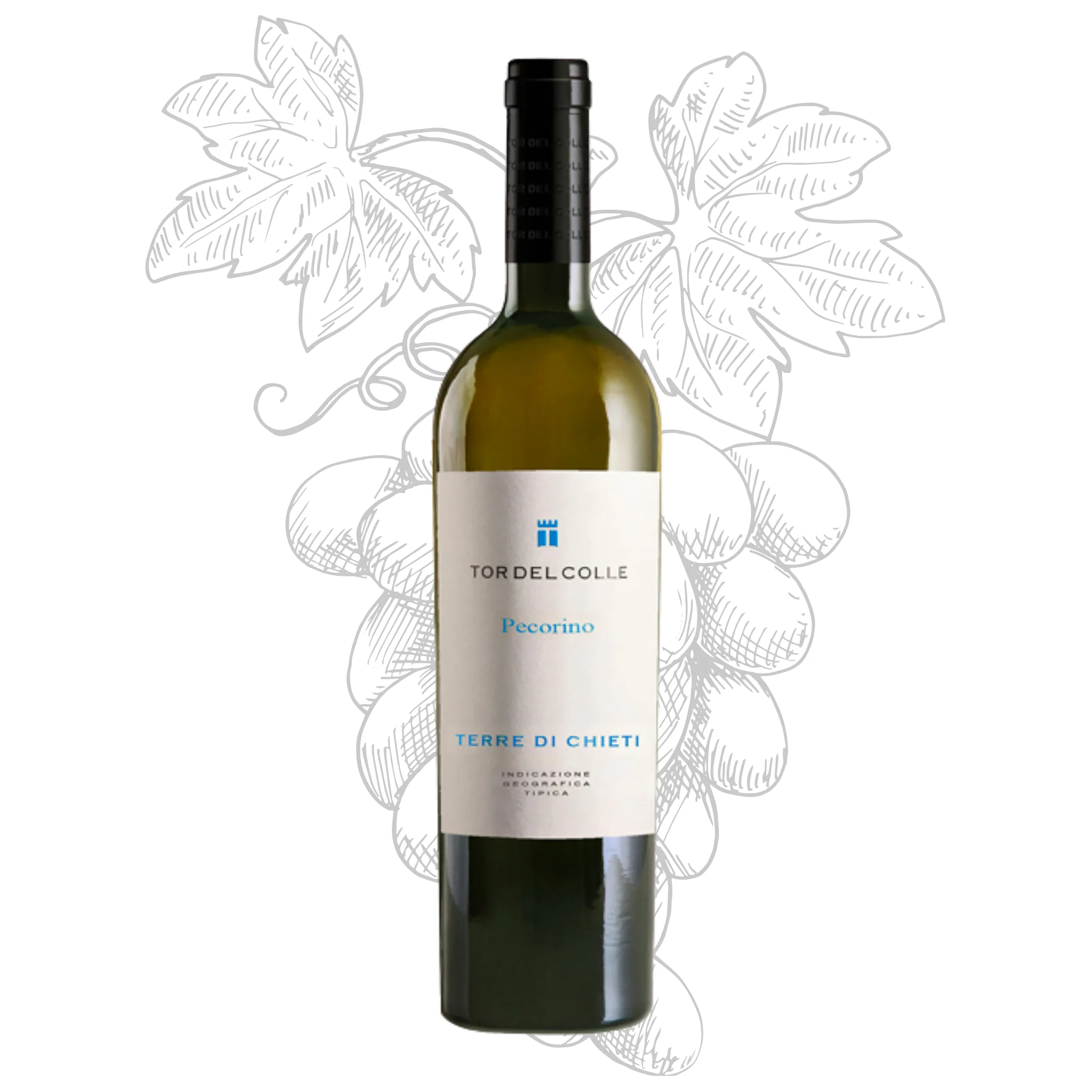 Белое вино премиум-класса Сделано в Италии-Pecorino Pour di Chieti IGT-белые настольные винные бутылки 750 мл алкоголь 13% для