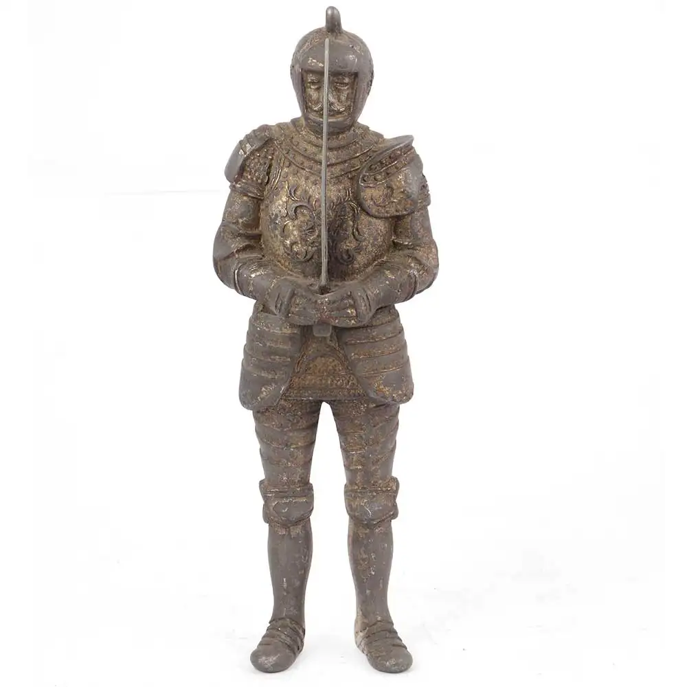 Handmade Antique Brass English Solider Figurine Sculptures Statue Statement Pieces Decor Gift Items