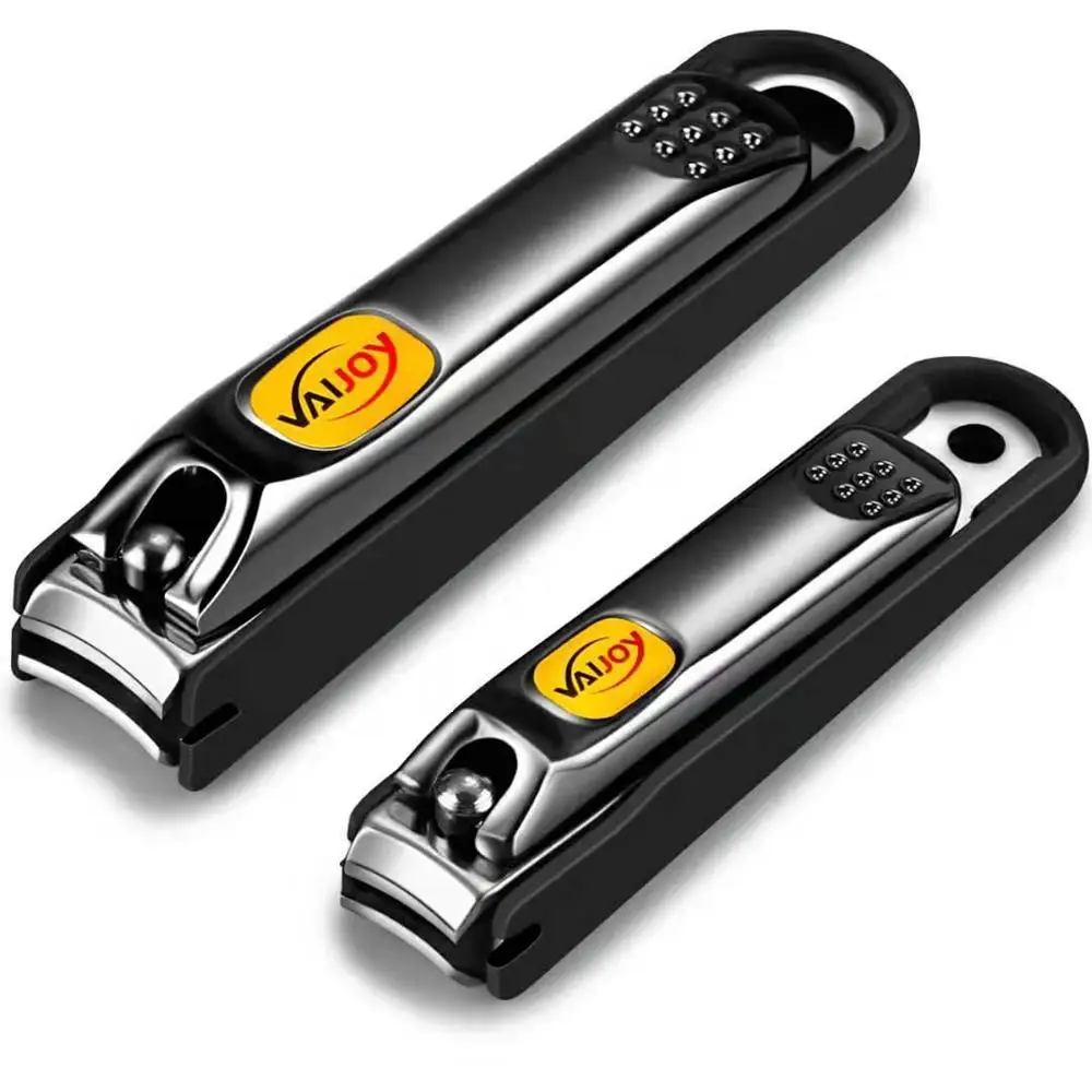 japanese stainless steel finger nail clipper and toe nail clipper cutter with catcher