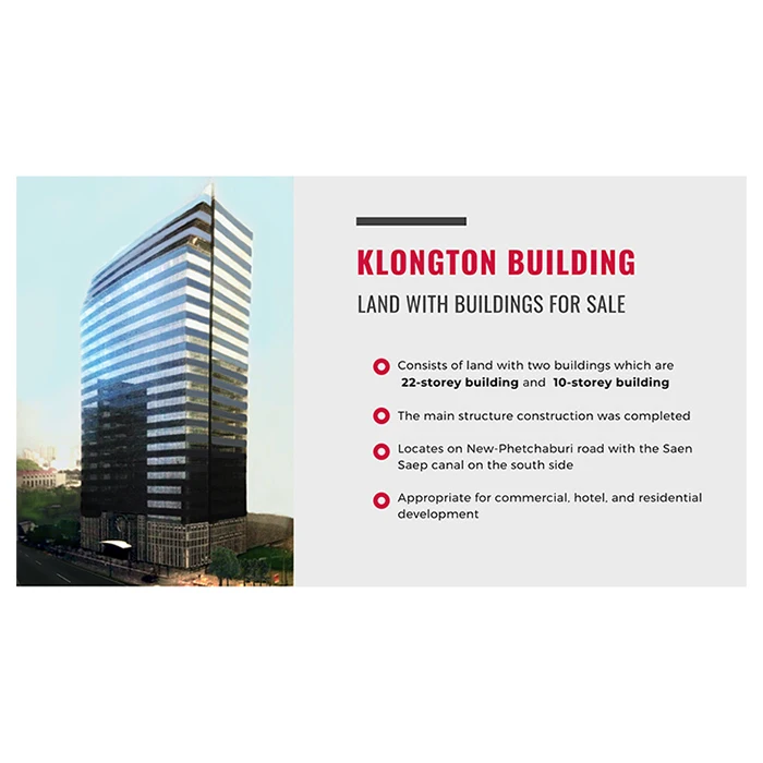 Land and 2 Buildings for Sale Near Thonglor, Bangkok Thailand Structure Multi Floor Office Buildings