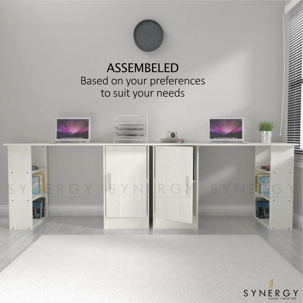 Fast shipping Ready Stock DONNA Series standard Study Desk - 6 Colours - 4 Feet - Meja Belajar 4 kaki