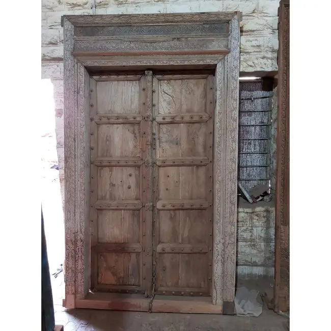 ANTIQUE DOOR CARVED DOOR FRONT DOOR