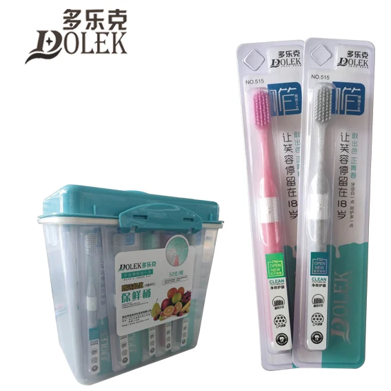 High-grade Toothbrush Soft Bristles Ceramic Jade Effect Handle Adult Toothbrush