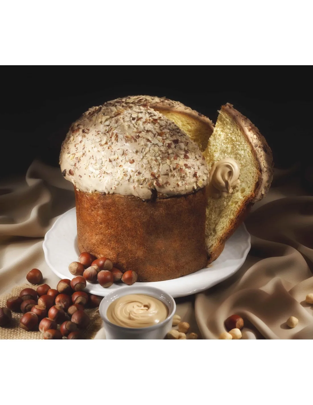 Luxury Food- Hazelnut Panettone Christams Cake
