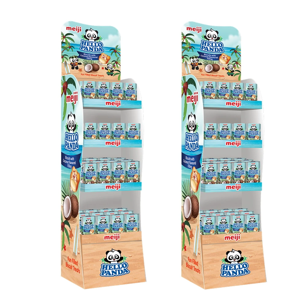 
 Настраиваемый Печатный гофрированный ПВХ картон для супермаркета POSM POP Display Standee  