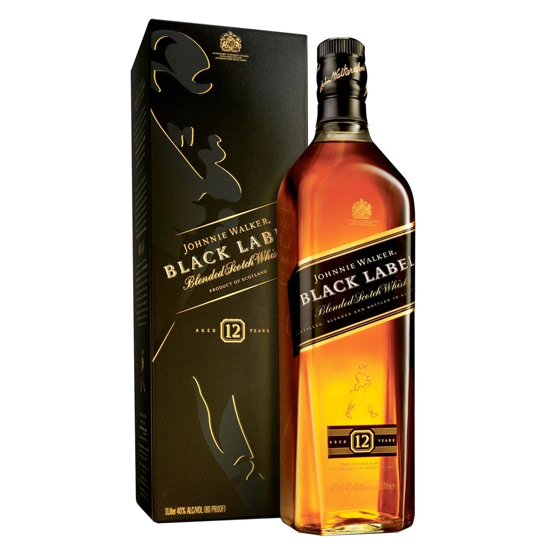  Виски Johnnie Walker с двойной черной этикеткой
