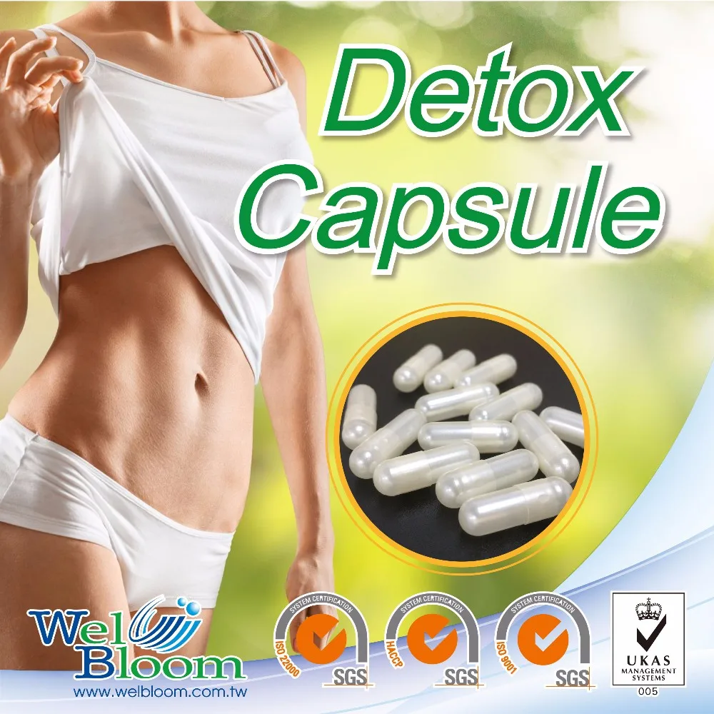 Metabolism-boosting and slimming detox pills weight loss support supplement