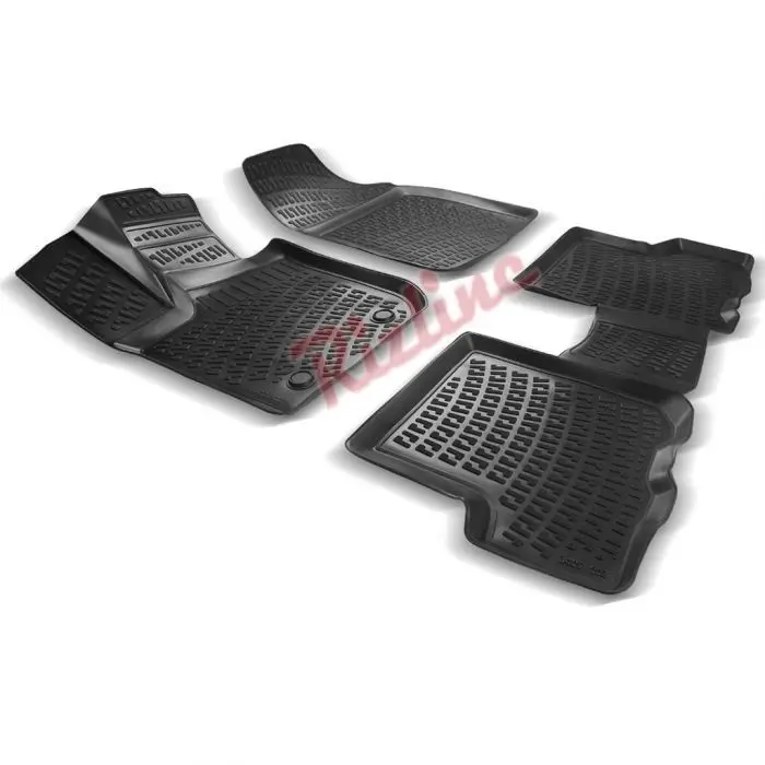 
 Коврик для автомобиля RIZLINE для Logan 2004-2012, Высококачественная Водонепроницаемая напольная подкладка для салона автомобиля  