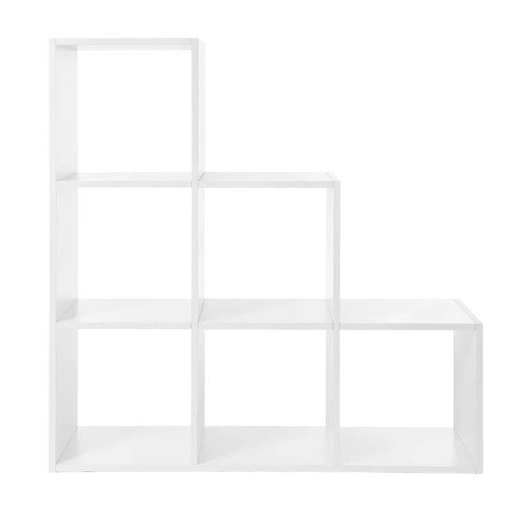 VASAGLE design book shelfl Display Shelf white wood cube bookcase shelf
