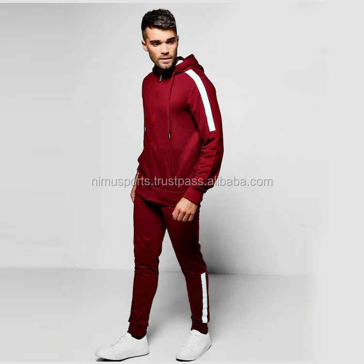 
High Quality Men Tracksuit Slim Fit Wholesale Sweatsuit/Gym Training Gym Track Suits 