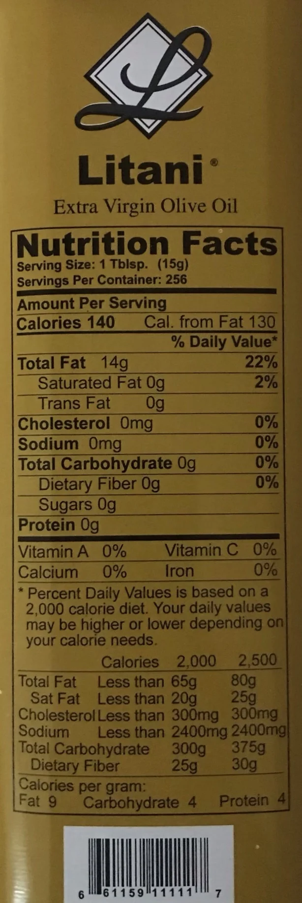 Litani Products CBD Infused Extra Virgin Olive Oil 5 fl oz Olive Oil Containers CBD Products