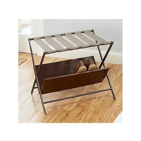 
Unique Design Stainless Steel Luggage Rack with Greatest Quality For Hotel Luggage Folding Rack 
