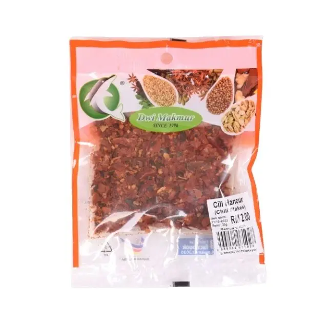 Premium Grade Hot Selling Product 25g Chili Flakes Dried Red Chili Pepper Spices Paprika Crushed Flakes as Quality Seasonings