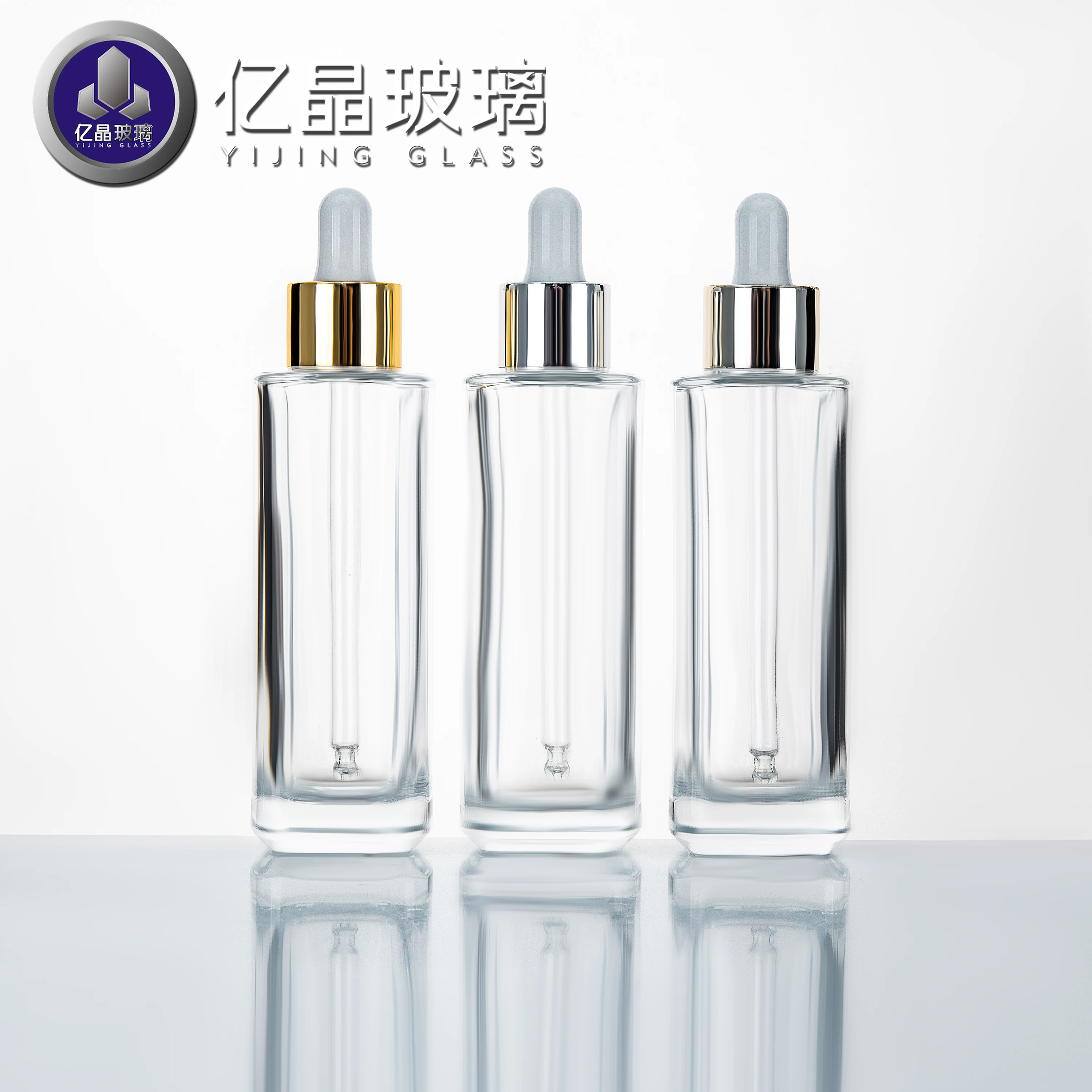 
China 85g Custom Color or White Facial Oil Essential Oil Bottle 60ml Diameter 36.5 mm 