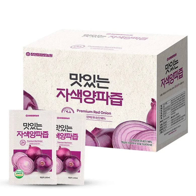 Premium Korean Red Onion Juice 50p One Box Korean Produced Juice