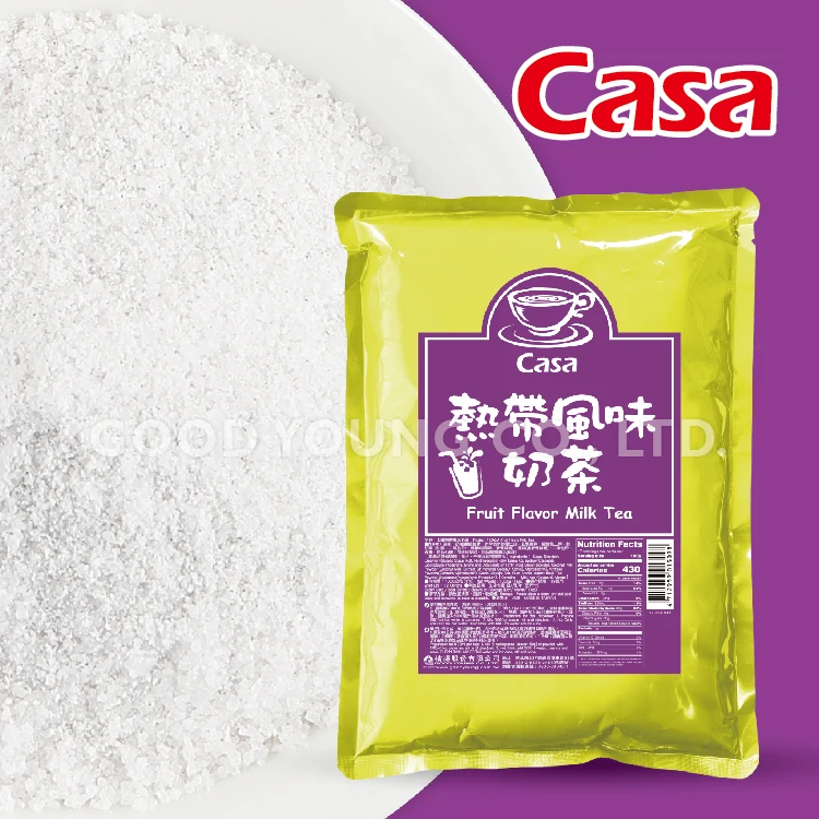Good Young Tea Wholesale Bubble Tea Ingredients Fruit Flavor Milktea Powder