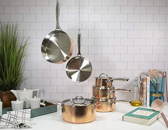 stainless steel clay soup pot hammered copper pots cooking pot cookware