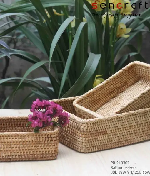 Vietnam Wholesale Insulated Luxury Woven Rattan Willow Round Wicker Picnic Basket