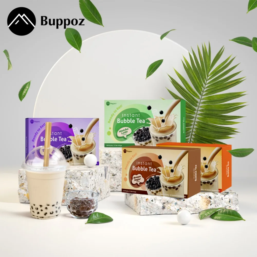 
Black tapioca pearl instant tapioca bubble tea boba 