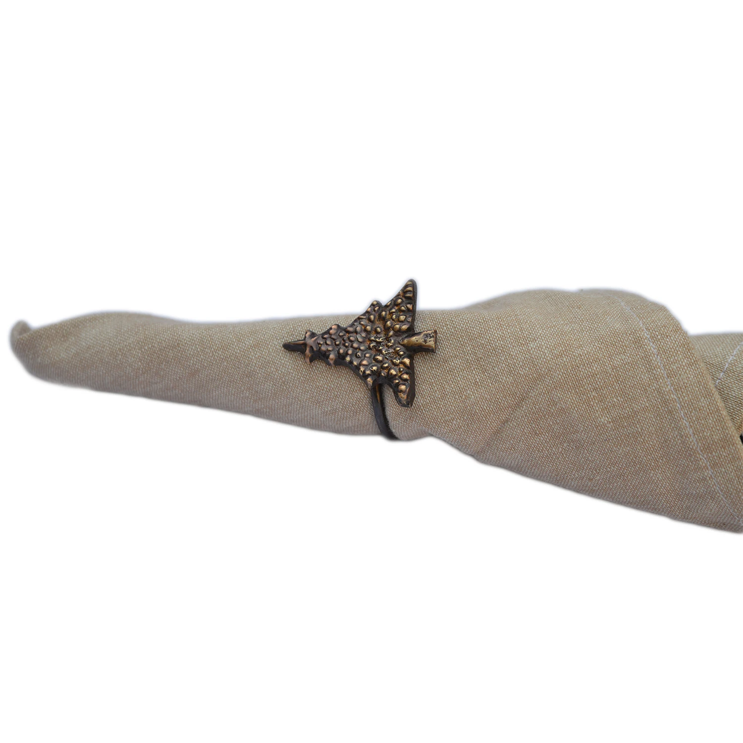 Metallic Napkin Ring Trendsetting Round Shaped Aluminium Best for Home Hotel and Restaurant Tableware Decoration Napkin Holder