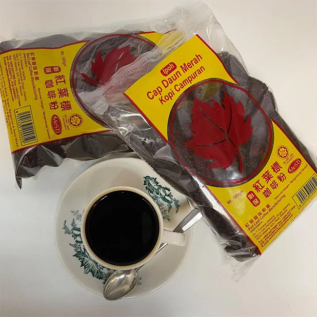Best Price Robusta Black Coffee Powder (600gm) Caffeinated Feature Medium Roast Ground Coffee From Ipoh Malaysia
