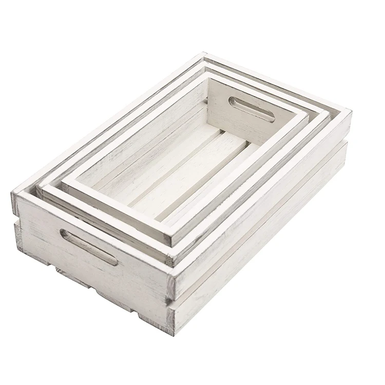 Винтажные деревянные ящики ручной работы для украшения фруктов и овощей на заказ