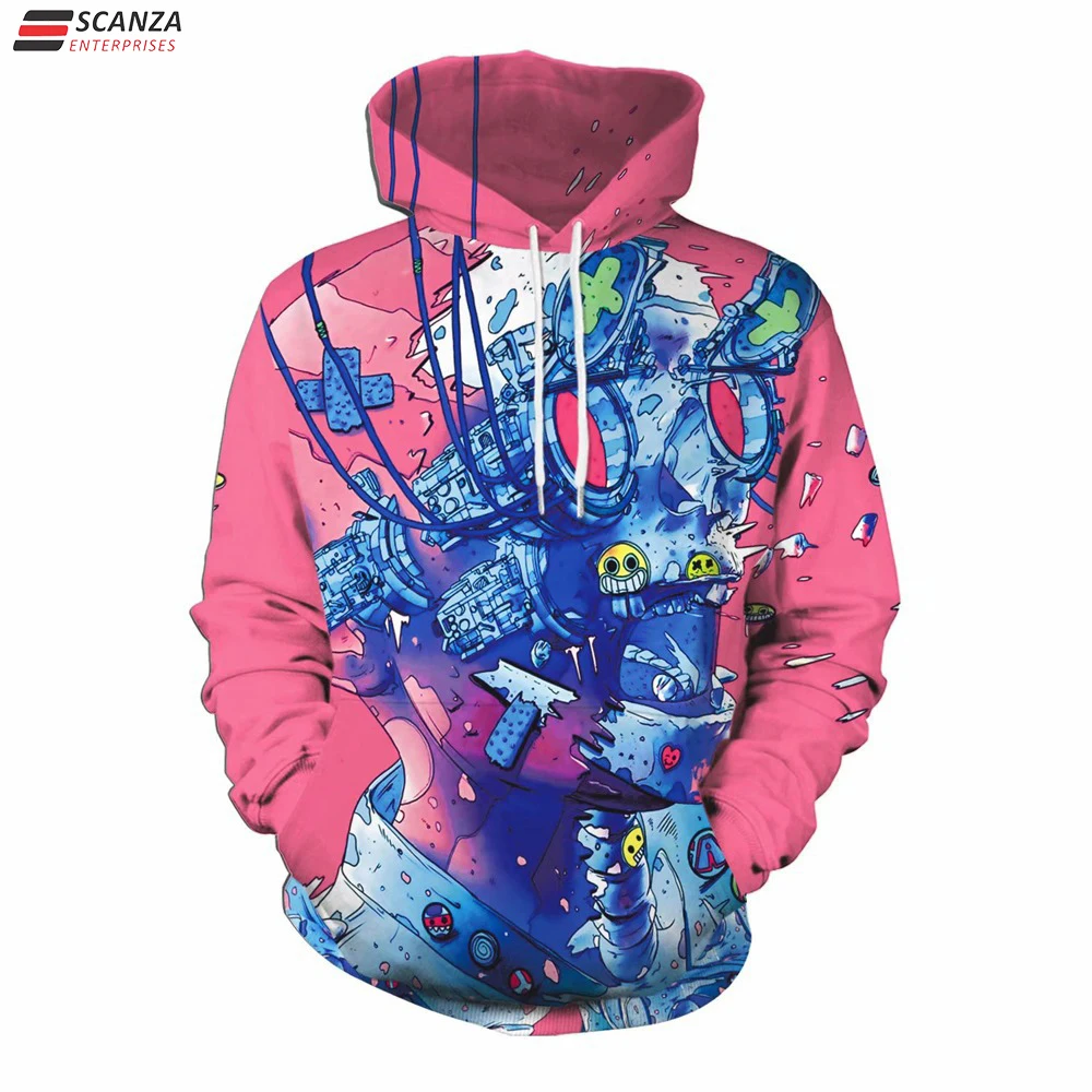 Sweatshirts Hoodies Fashion High Quality Street Wear Over Size Wholesale Hoodie Clothing Man Blank Custom Pullover Cotton OEM