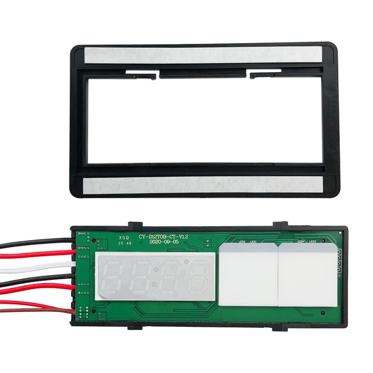 Factory selling Led Light Clock Temperature Display Bathroom Mirror Touch Dimmer Switch