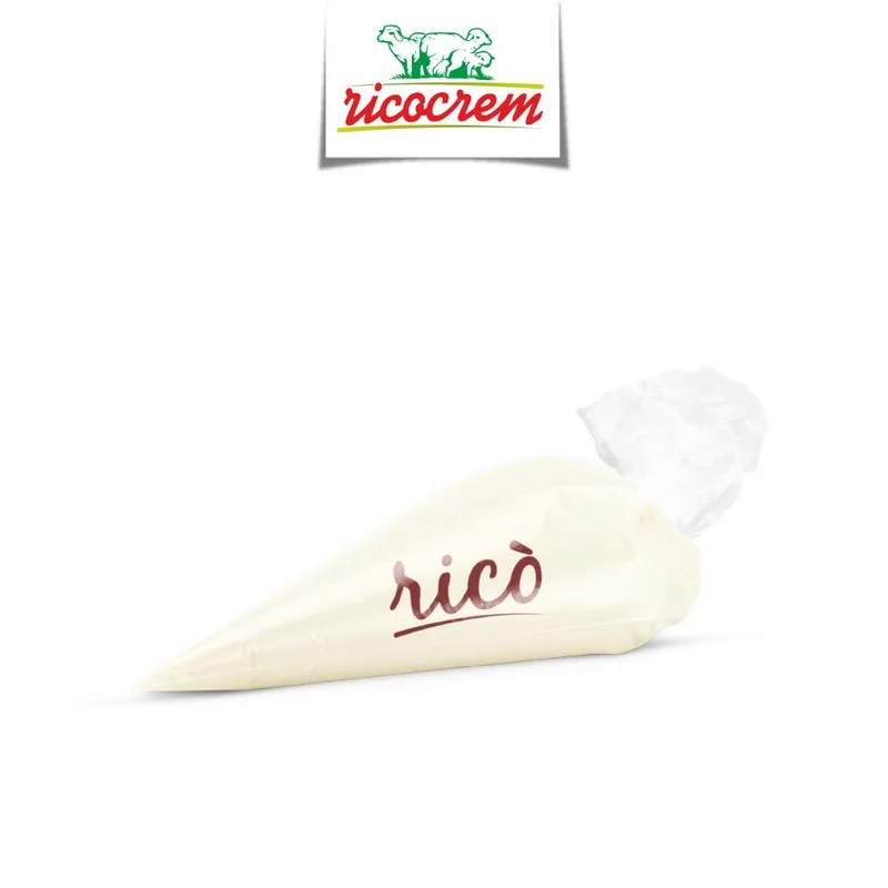 Premium Quality Flavored Made in Italy Sweet Frozen Sheep ricotta cheese Cream Pastry Bag 500gr Ready for Export