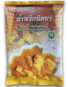 Seasonings Condiments Sauce Food Ingredient Bag Spicy Nittaya Kari Curry Paste (Indian Style) From Thailand