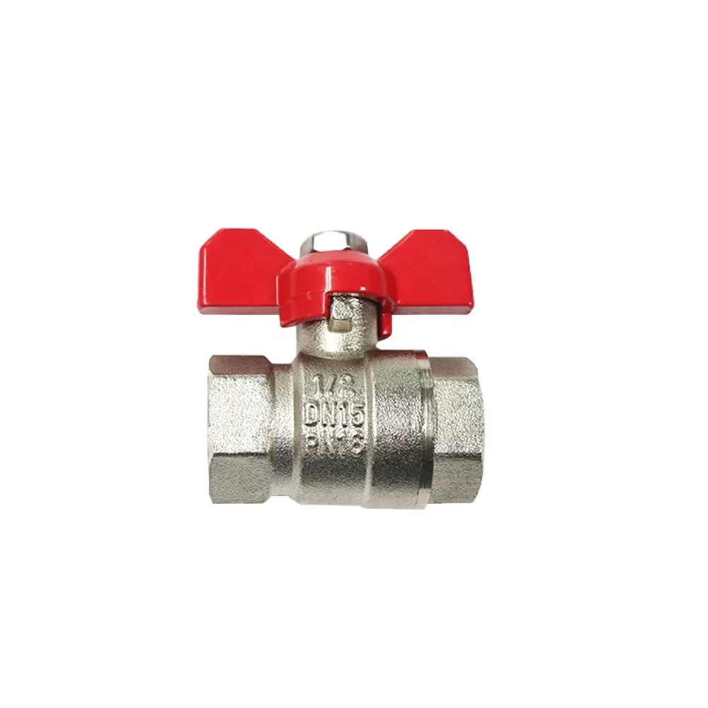 High quality brass ball valve brass stem DN15 - DN50 HVAC pipe system wholesale factory Vietnam