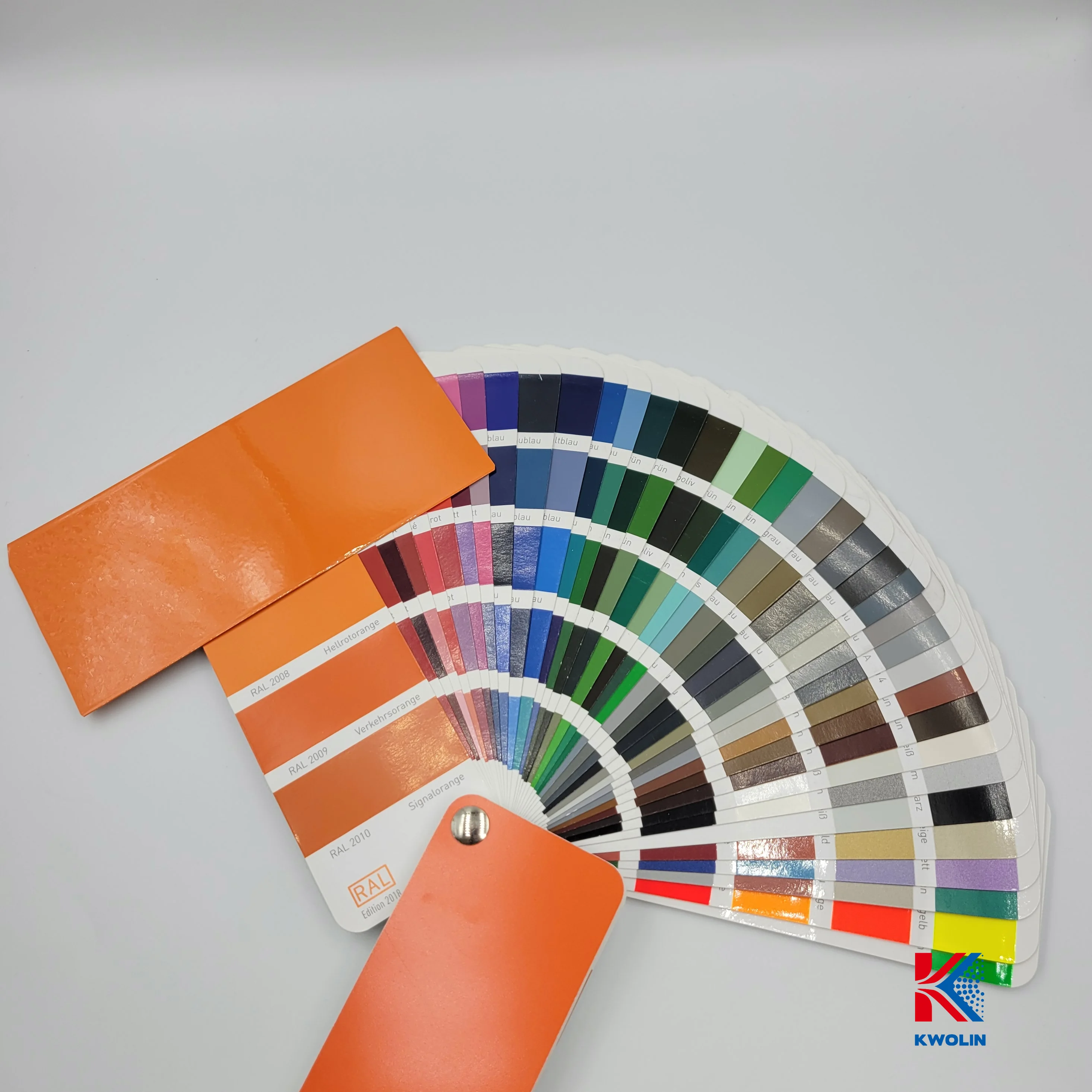 Boat Paint Powder Coating Electrostatic High Quality Paint KWOLIN K-5262 Interior Orange Gloss RAL2008