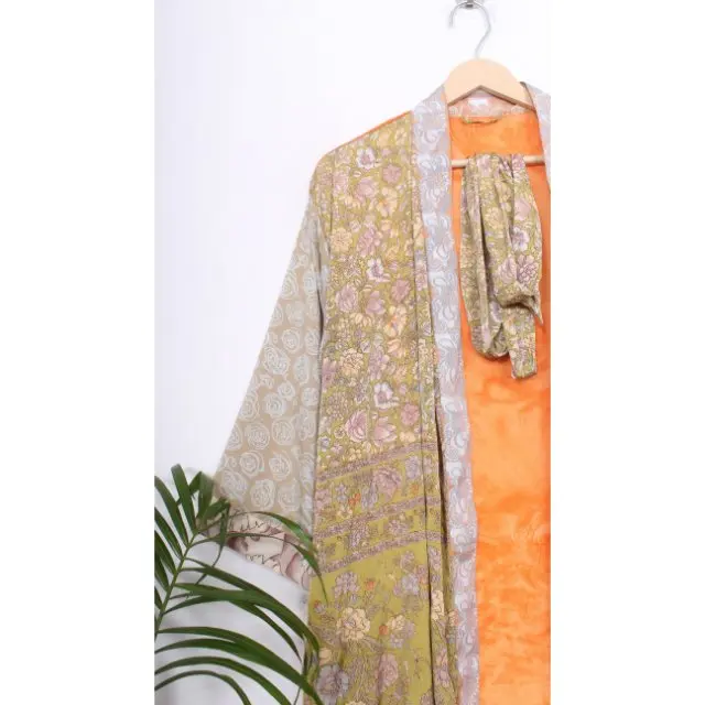 Indian Bali Silk Kimono Robe Pockets Long Satin Oversized Maxi Bathrobe Comfy Lounge Robe Plus Size Perfect Anniversary Summer