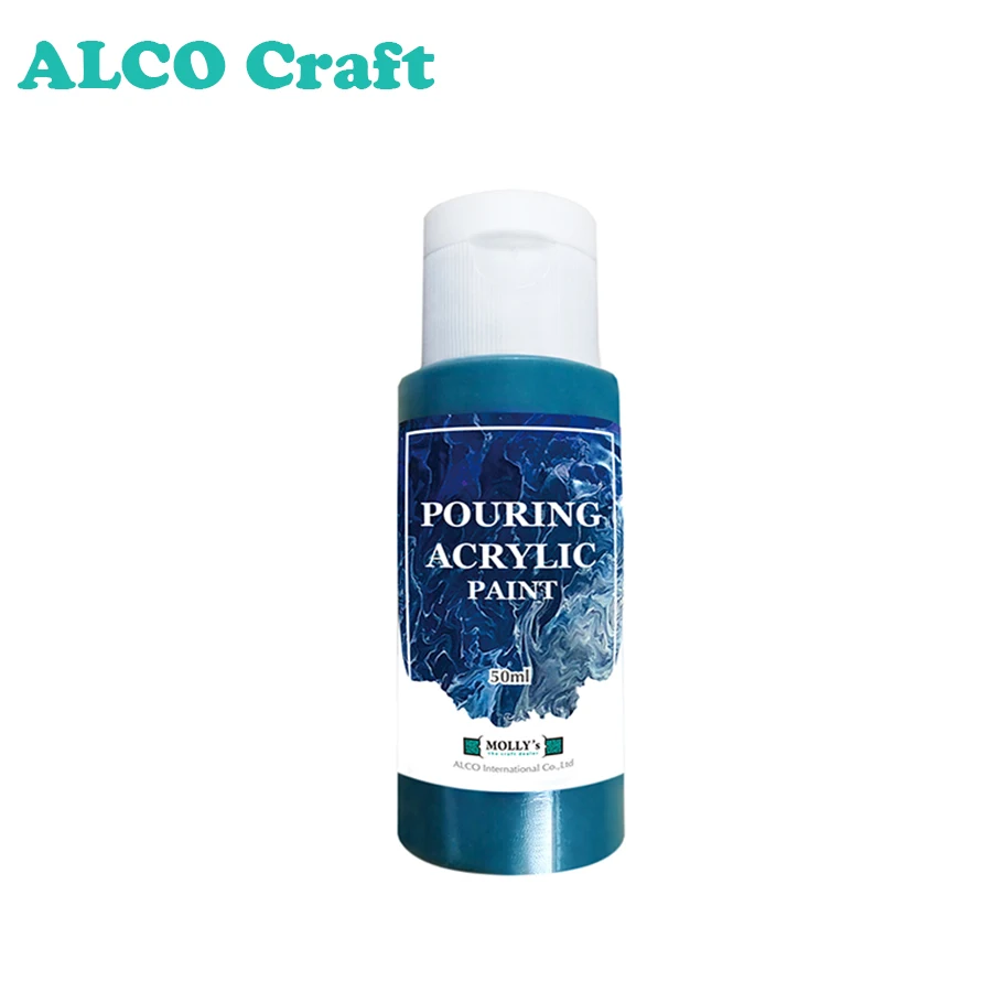 
50ml pouring acrylic paint for art and craft 