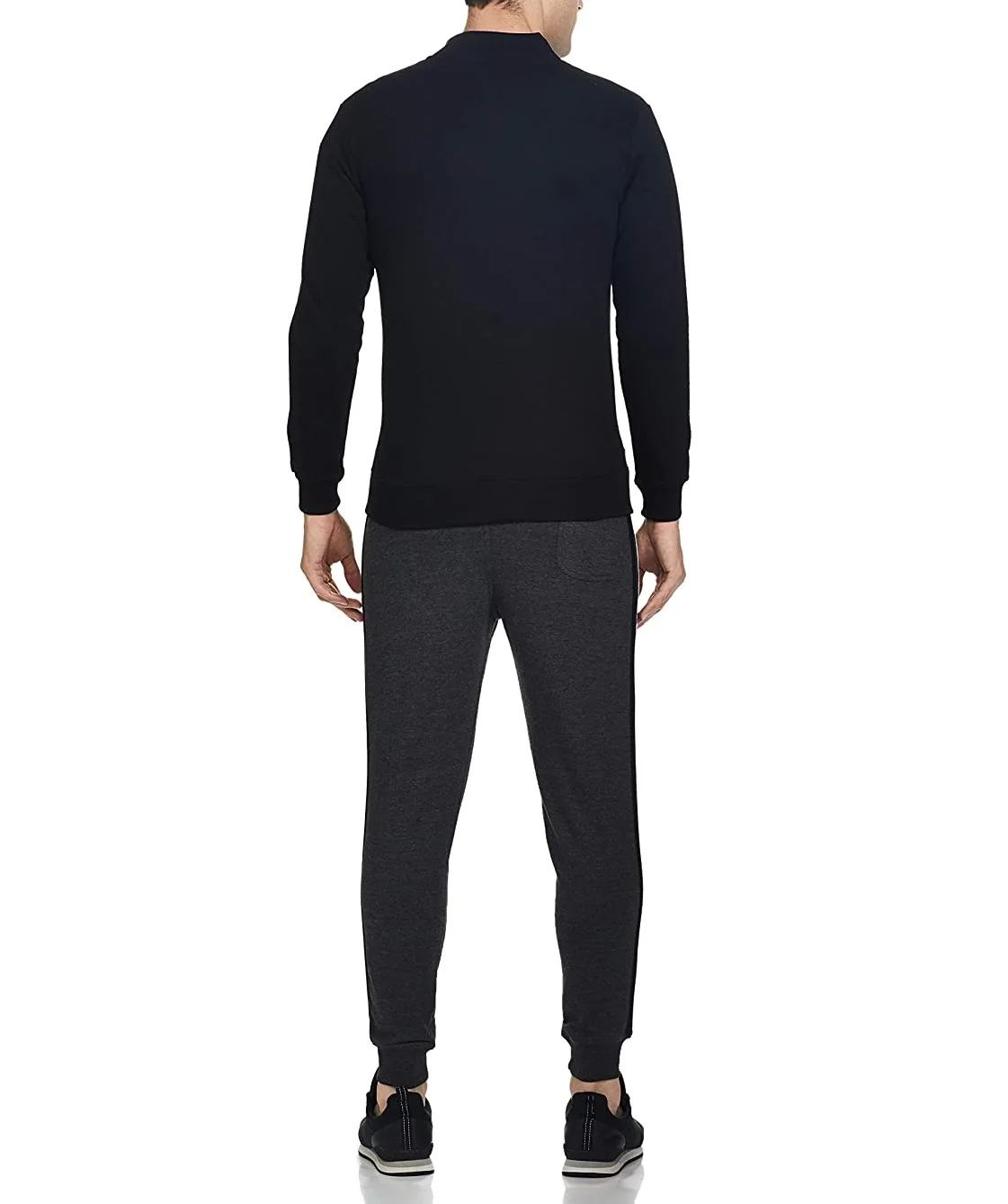 Unisex Slim Fit Tracksuit Contrast On Front And WaterProof Dtm Nylon Zip 3/3 Logo Free From Our Side